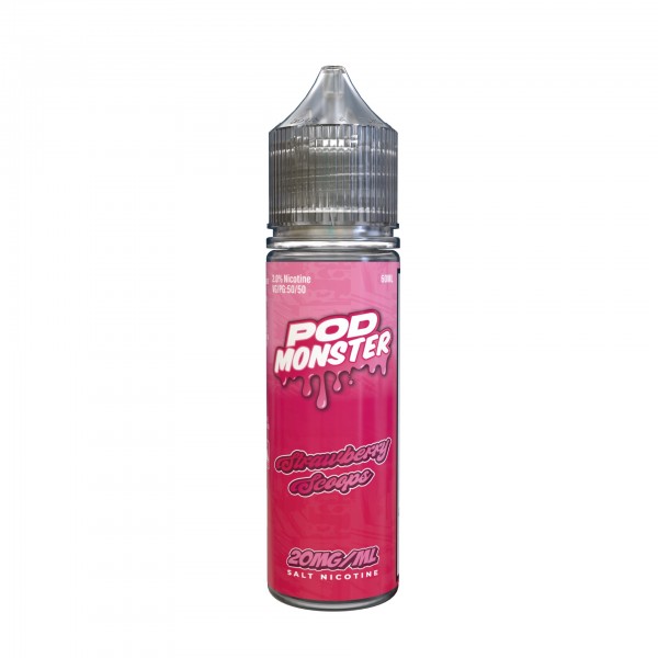 Pod Monster Synthetic Salt - Strawberry Scoops 60mL