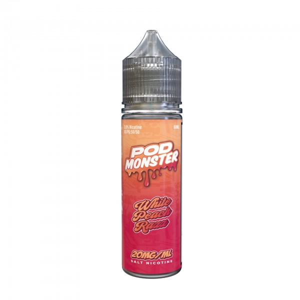 Pod Monster Synthetic Salt - White Peach Razz 60mL