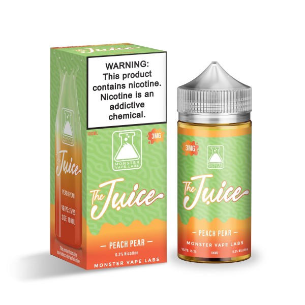The Juice Synthetic by MONSTER Vape Labs - Peach Pear 100mL