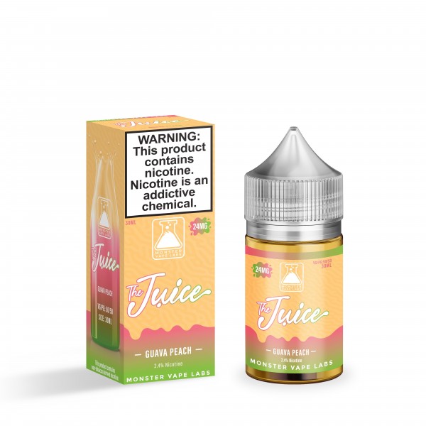 The Juice Synthetic Salt by MONSTER Vape Labs - Guava Peach 30mL