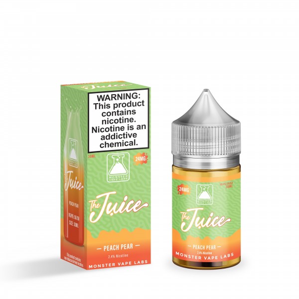 The Juice Synthetic Salt by MONSTER Vape Labs - Peach Pear 30mL