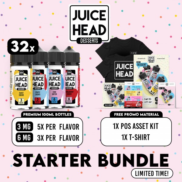 Juice Head Desserts Starter Bundle 32CT