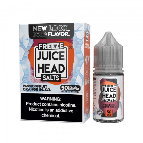 Juice Head Salts - Passionfruit Orange Guava FREEZE 30mL