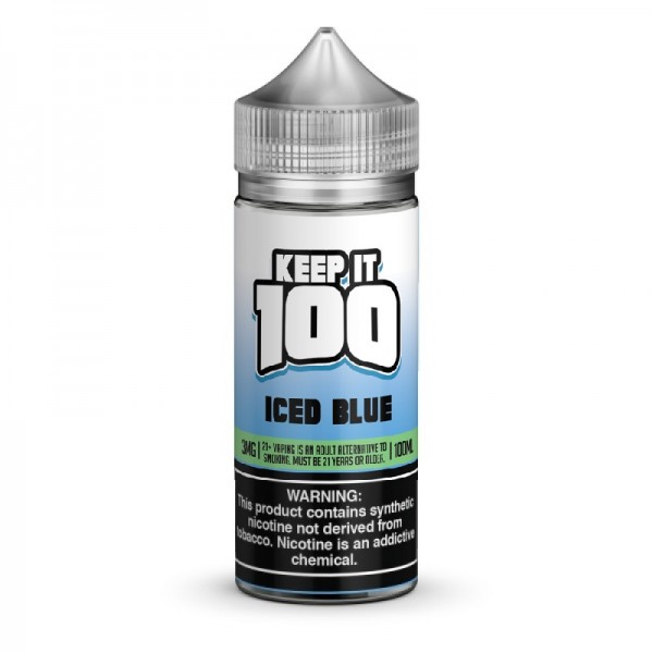 Keep It 100 Synthetic - Iced Blue 100mL (OG Blue Iced)