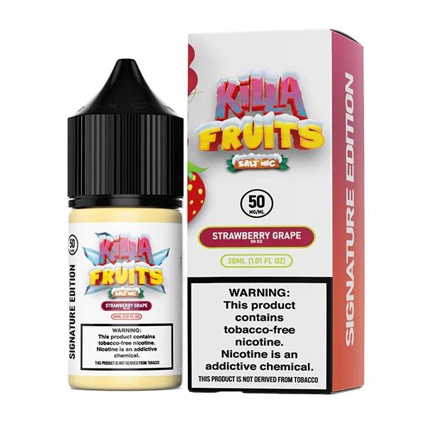 Killa Fruits Synthetic Salt - Strawberry Grape on Ice 30mL