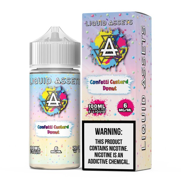 Liquid Assets - Confetti Custard Donut 100mL