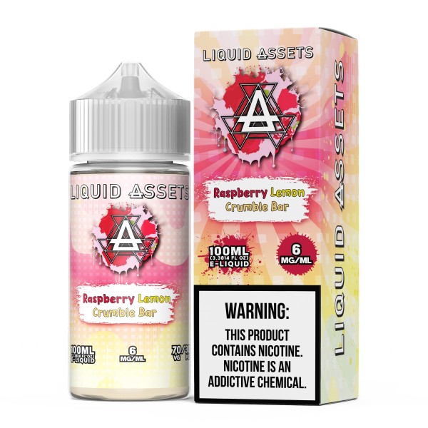 Liquid Assets - Raspberry Lemon Crumble Bar 100mL