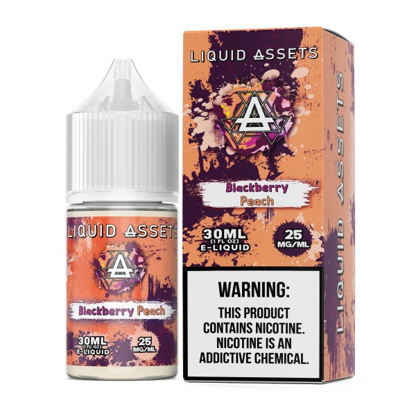 Liquid Assets Salt - Blackberry Peach 30mL