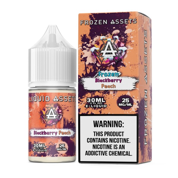 Liquid Assets Salt - Frozen Blackberry Peach 30mL