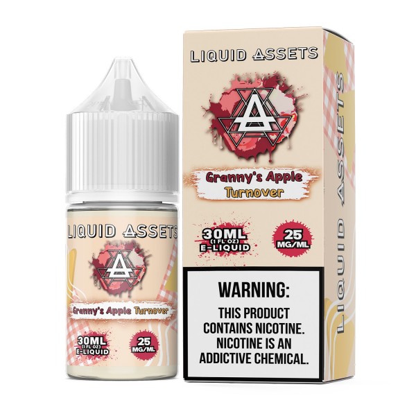 Liquid Assets Salt - Granny's Apple Turnover 30mL