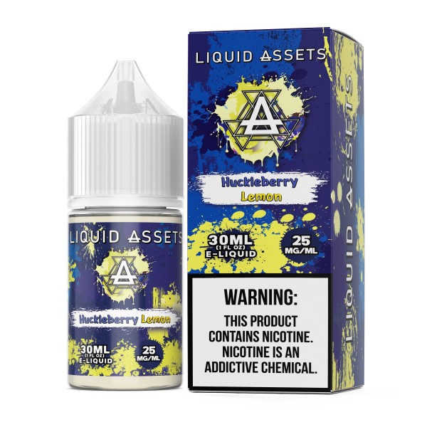 Liquid Assets Salt - Huckleberry Lemon 30mL