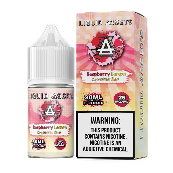 Liquid Assets Salt - Raspberry Lemon Crumble Bar 30mL