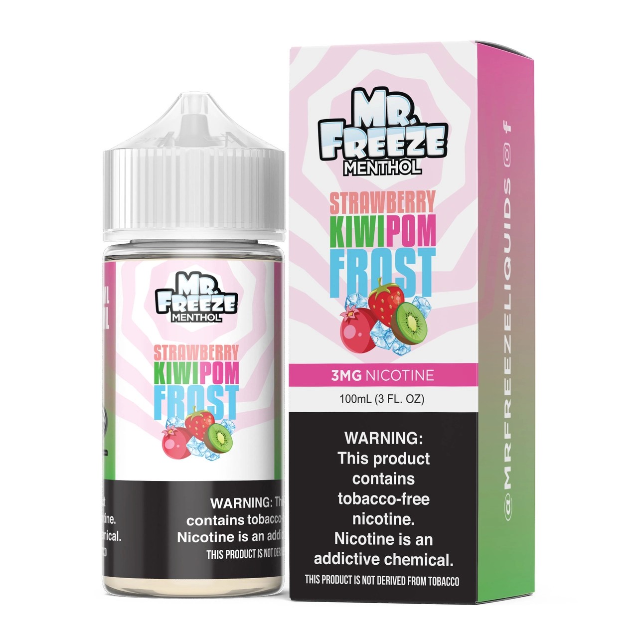 Mr. Freeze Synthetic Strawberry Kiwi Pom Frost 100mL
