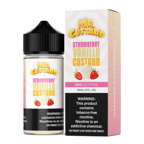 Mr. Custard Synthetic - Strawberry Vanilla Custard 100mL