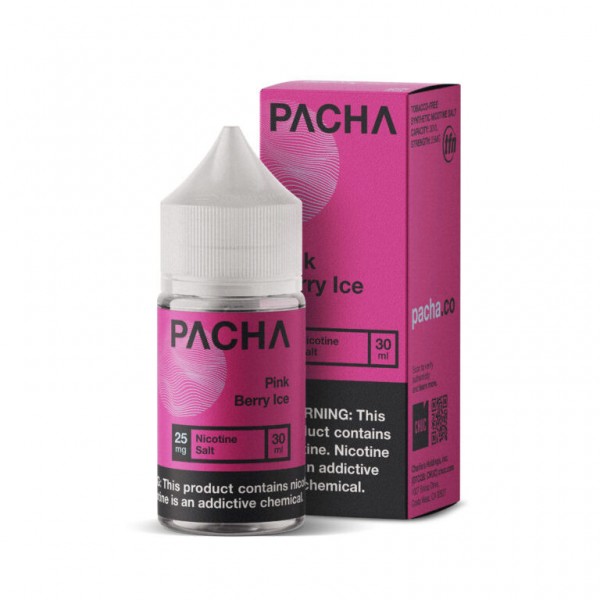 Pacha Mama Synthetic Salt - Pink Berry Ice 30mL