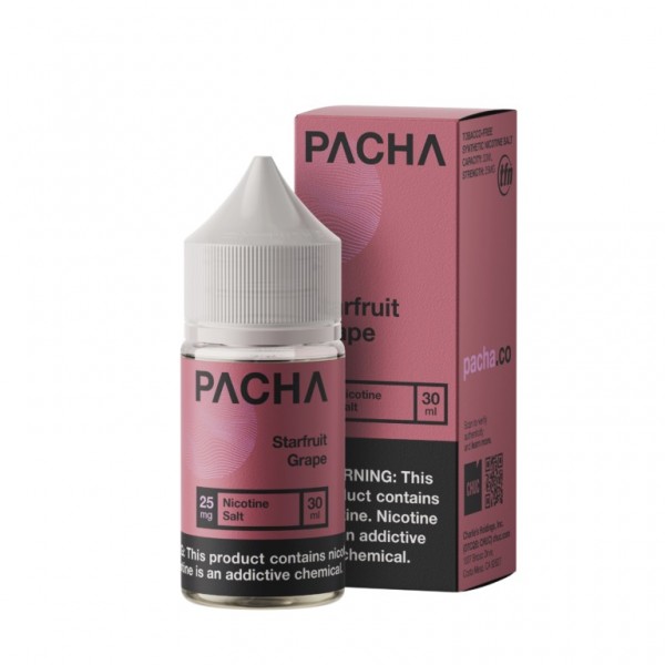 Pacha Mama Synthetic Salt - Starfruit Grape 30mL