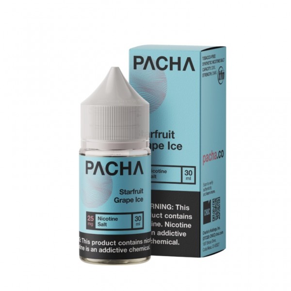 Pacha Mama Synthetic Salt - Starfruit Grape Ice 30mL