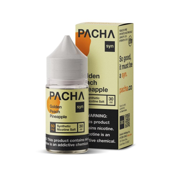Pacha Mama Synthetic Salt - Golden Peach Pineapple 30mL