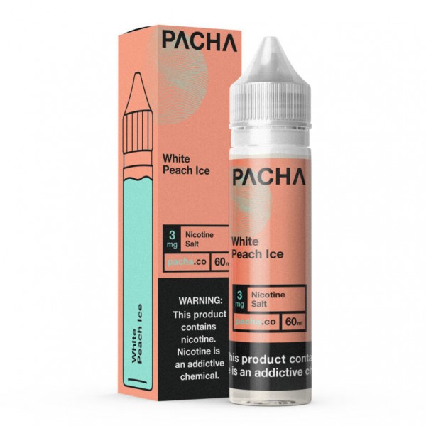 Pacha Mama Synthetic - White Peach Ice 60mL