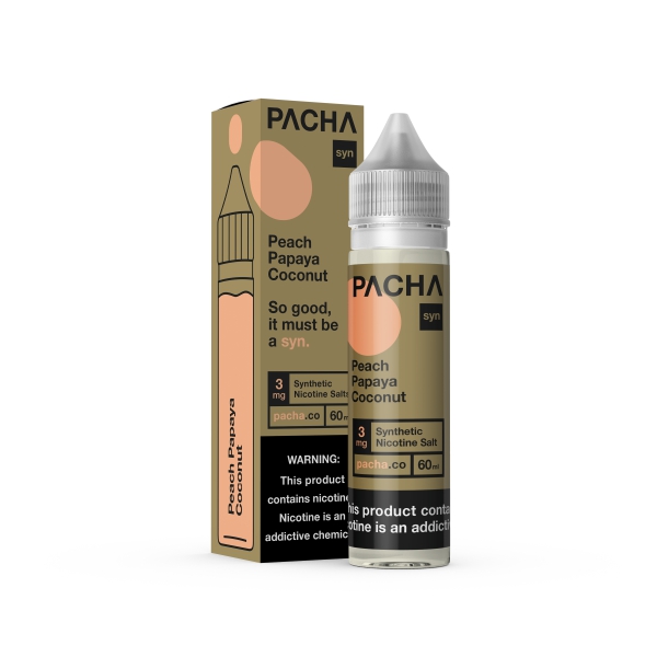 Pacha Mama Synthetic - Peach Papaya Coconut 60mL