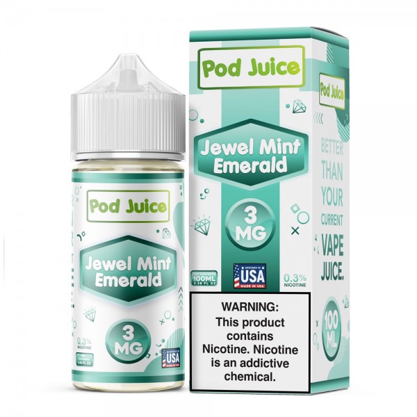 Pod Juice Synthetic - Jewel Mint Emerald 100mL