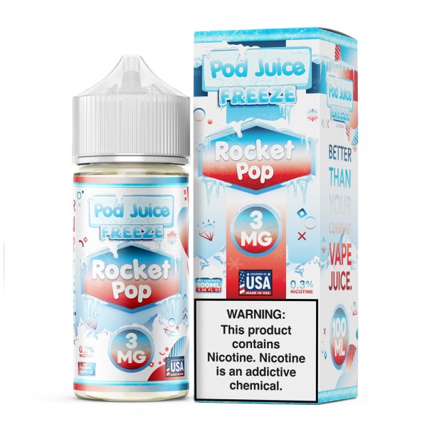 Pod Juice Synthetic - Rocket Pop Freeze 100mL