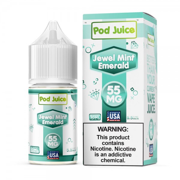 Pod Juice Synthetic Salt - Jewel Mint Emerald 30mL