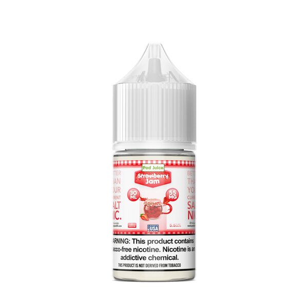 Pod Juice Synthetic Salt - Strawberry Jam 30mL