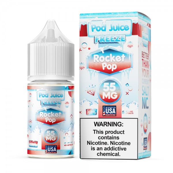 Pod Juice Synthetic Salt - Rocket Pop Freeze 30mL