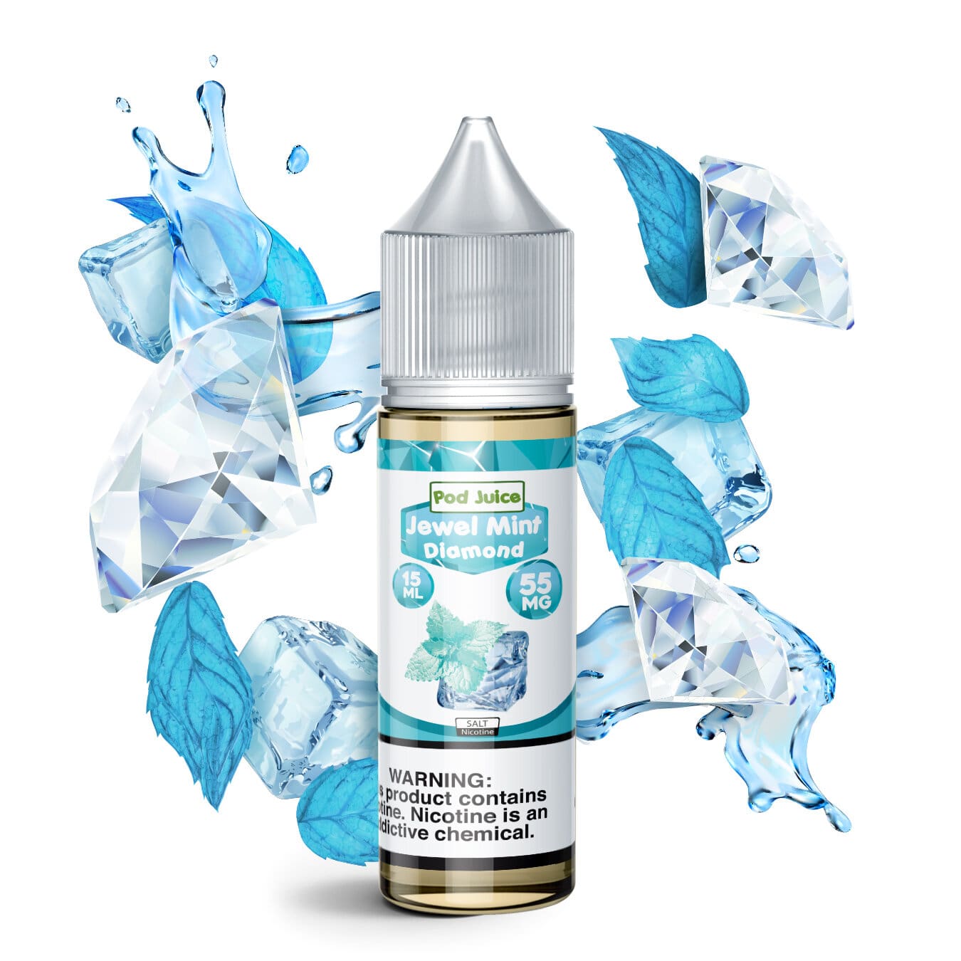 Pod Juice Salt - Jewel Mint Diamond 15mL