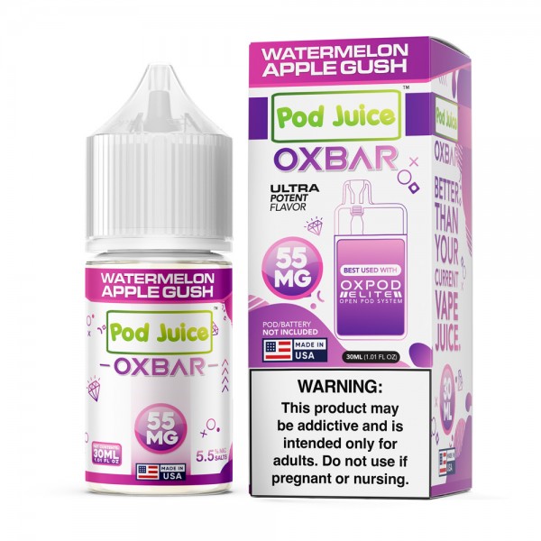 OXBAR x Pod Juice Synthetic Salt - Watermelon Apple Gush 30mL