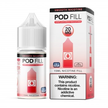 Pod Fill Unflavored Salt Nicotine Base 15mL - 20mg