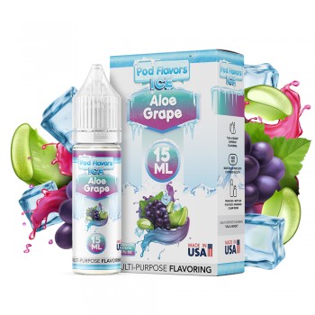 Pod Flavors Multi-Purpose Flavoring 15mL - Aloe Grape Ice