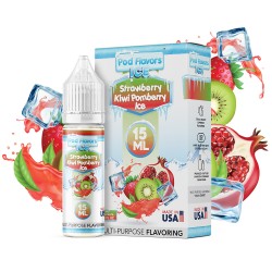 Pod Flavors Multi-Purpose Flavoring 15mL - Strawberry Kiwi Pomberry Ice