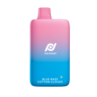 Pod Pocket 7500 - Blue Razz Cotton Clouds Disposable - $13.99 - VPRSTS