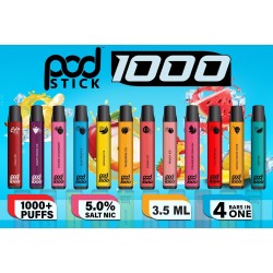 Pod Stick 1000 (MAX) Disposable 5% by Pod Juice (Single)