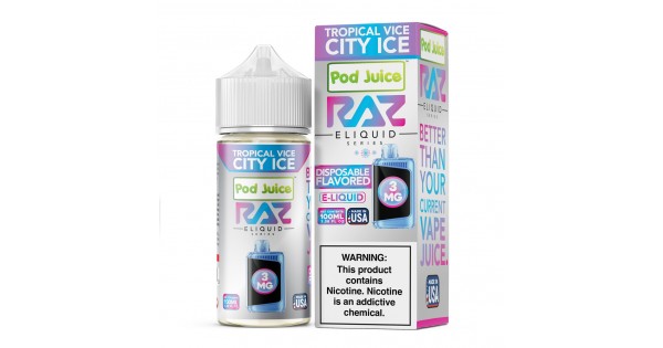 Salt Nic Pod Juice Nic Base RAZ Series White Gummy Ice - Y Punto Miami Mint Salt Nic Pod Juice Nic Base RAZ Series White Gummy Ice - Y Punto Miami Mint