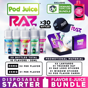 RAZ x Pod Juice Synthetic 30mL Salt Starter Bundle