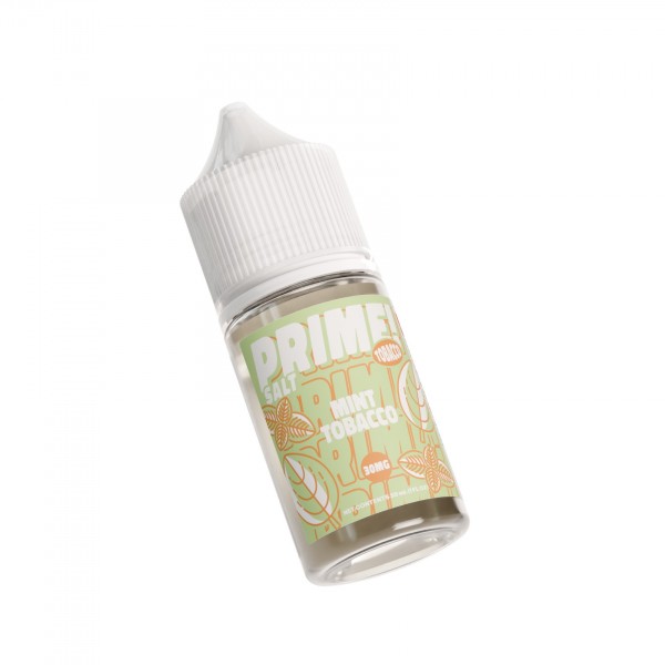 Prime Tobacco Salt E-Liquids - Mint Tobacco 30mL