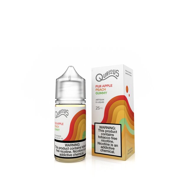 Qurious Synthetic Salt - Fuji Apple Peach Gummy 30mL