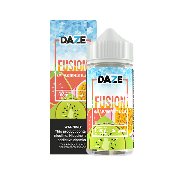 Daze Fusion Synthetic - Kiwi Passionfruit Guava ICED 100mL