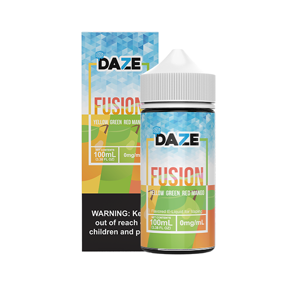 Daze Fusion Synthetic - Yellow Green Red Mango ICED 100mL