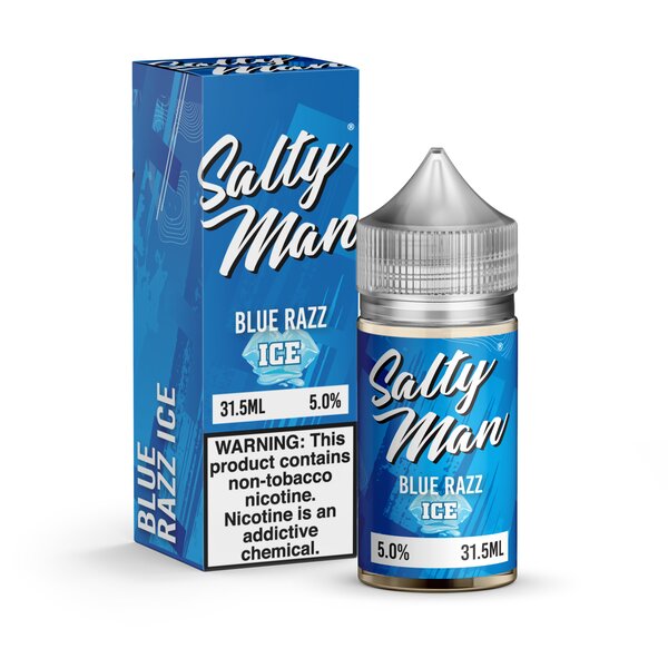 Salty Man Synthetic - Blue Razz Ice 31.5mL