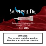 Sapphyre Nic Concentrated Unflavored Nicotine Additive 20% 1.8mL Pouch (20 Pack)