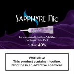 Sapphyre Nic Concentrated Unflavored Nicotine Additive 40% 1.8mL Pouch (50 Pack)