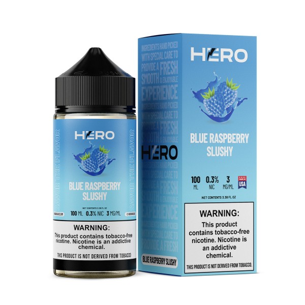 Hero Synthetic - Blue Raspberry Slushy 100mL