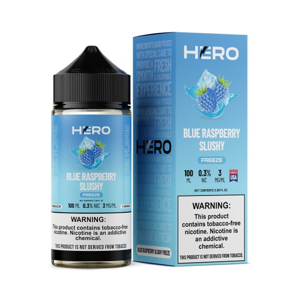 Hero Synthetic - Blue Raspberry Slushy FREEZE 100mL