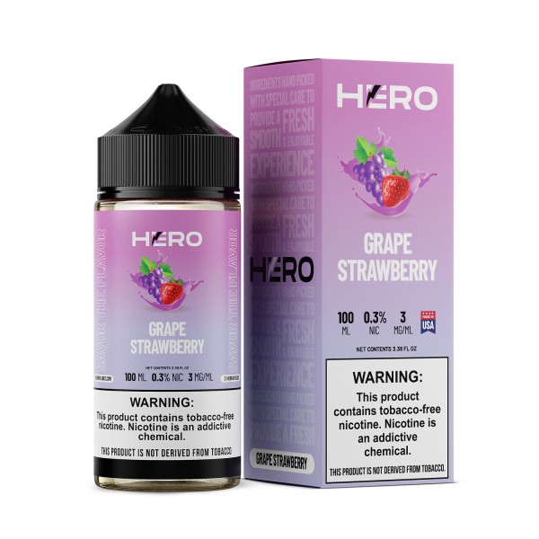 Hero Synthetic - Grape Strawberry 100mL