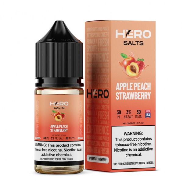 Hero Synthetic Salt - Apple Peach Strawberry 30mL