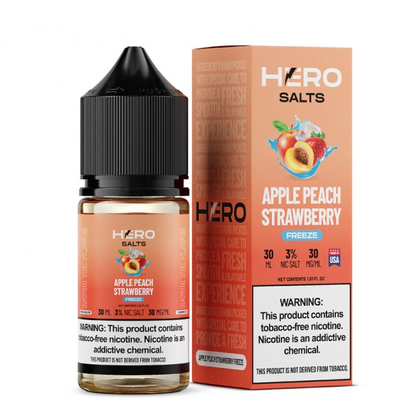 Hero Synthetic Salt - Apple Peach Strawberry FREEZE 30mL